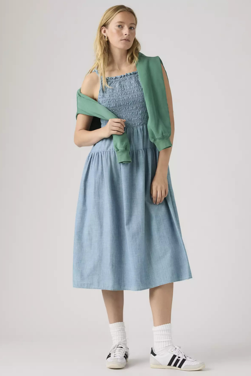 Levi's Monaco Cotton Sundress - Breezy Blues