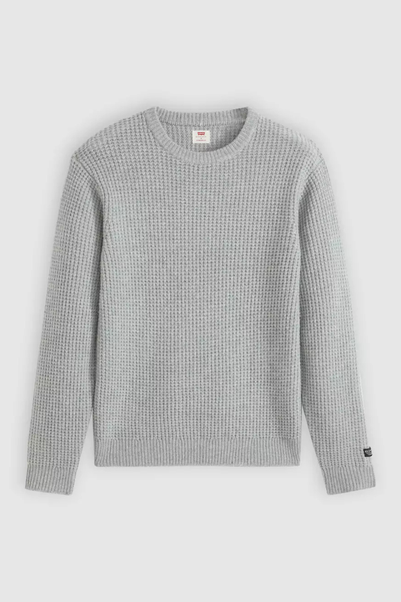 Levi's Presidio crew - mid tone grey heather