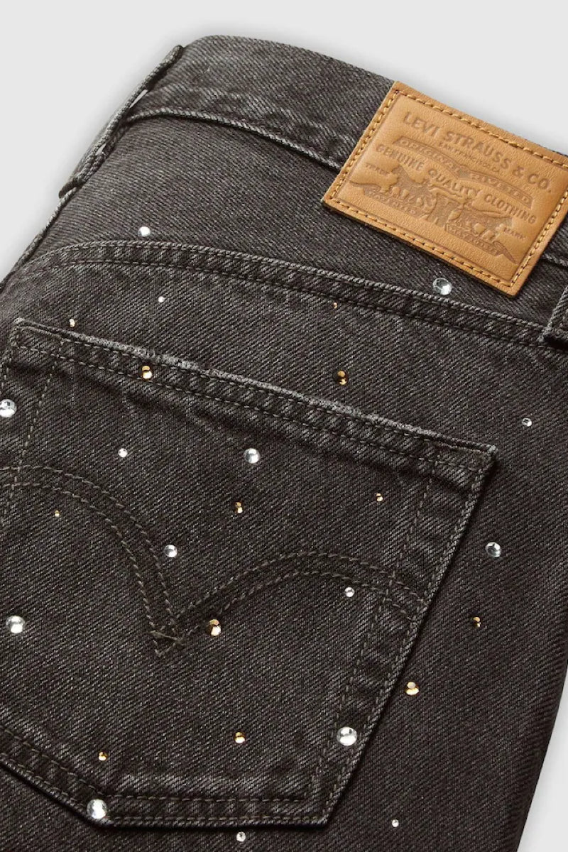 Levi's Ribcage Wide Leg - Dazzle me smoke