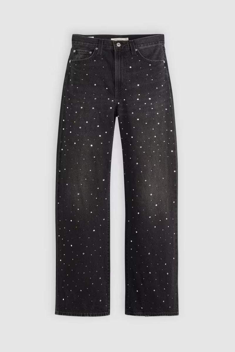 Levi's Ribcage Wide Leg - Dazzle me smoke