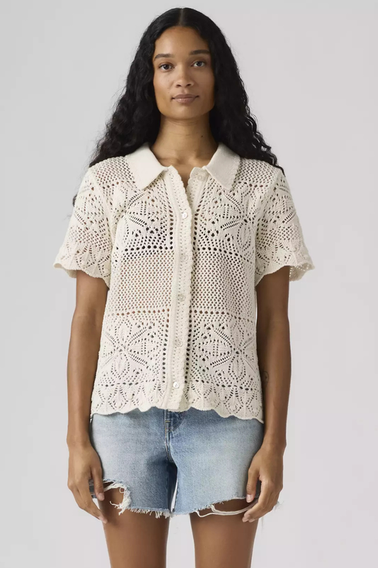 Levi's Susanna Floral Crochet - Pristine Cotton