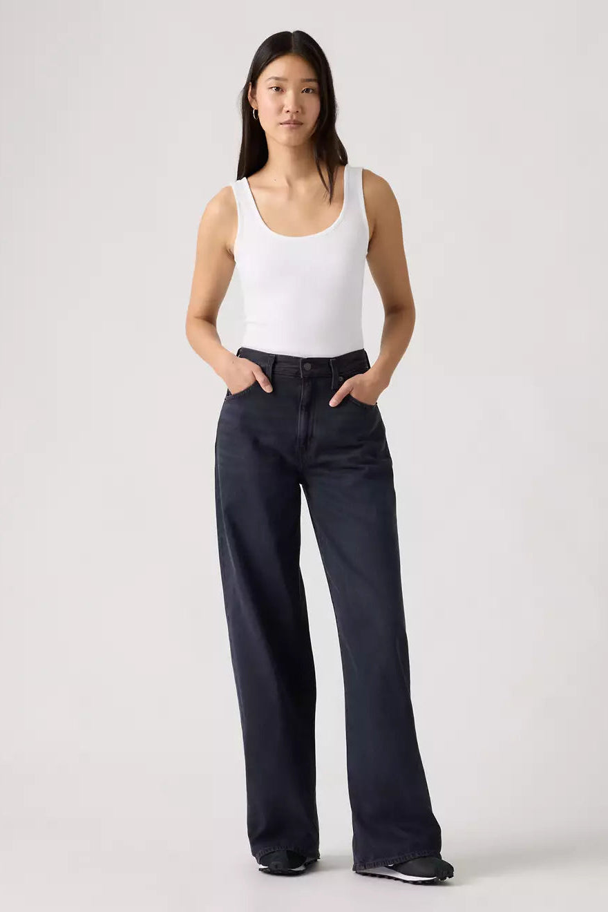 Levi's Cinch Wide Leg lightweight jeans - dark humour
