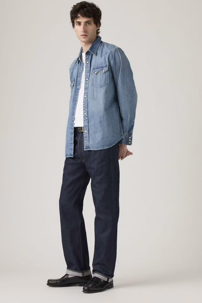 Miesten selvedge farkut