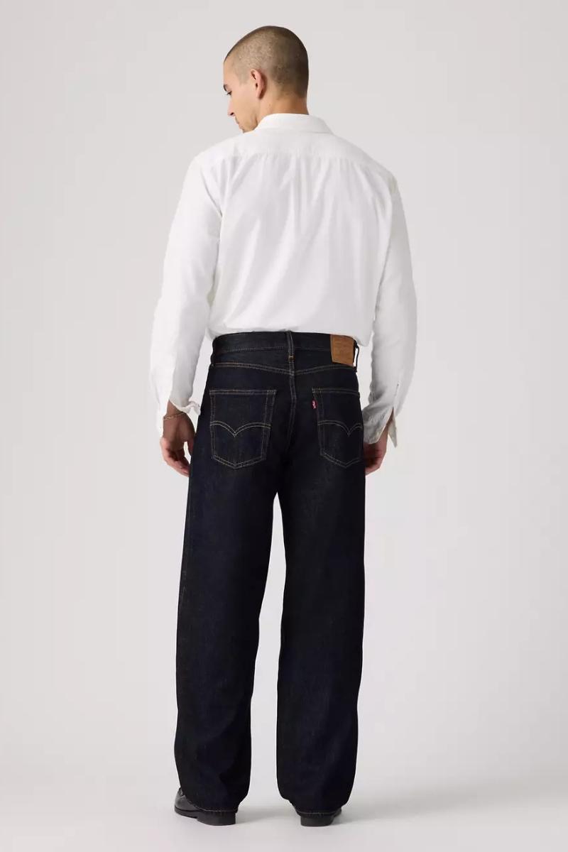 Miesten tummat baggy farkut