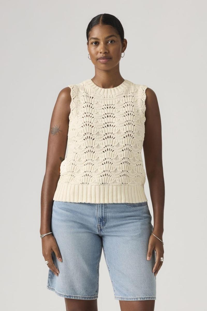 Naisten crochet-toppi