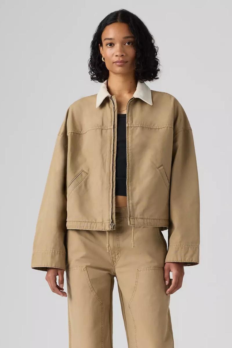 Naisten beige takki