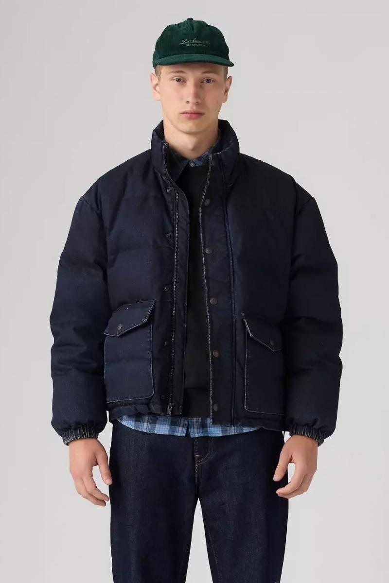 Miesten denim toppatakki