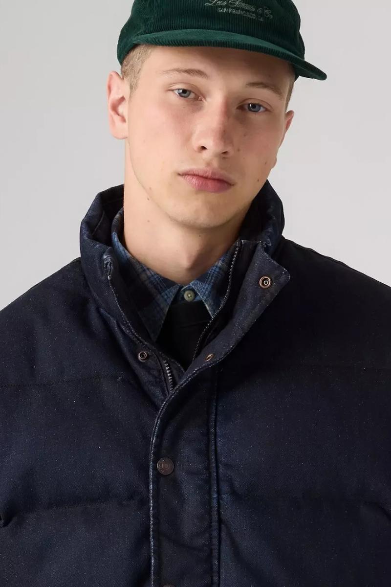Miesten denim toppatakki
