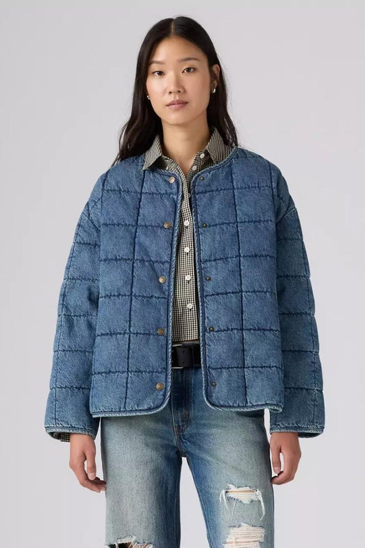 Naisten denimtakki