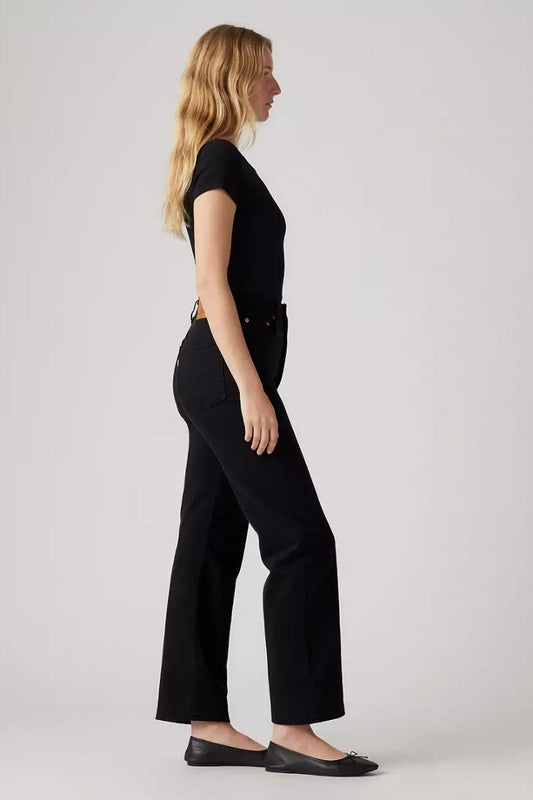 Levi's Ribcage Straight Ankle - Black Sprout