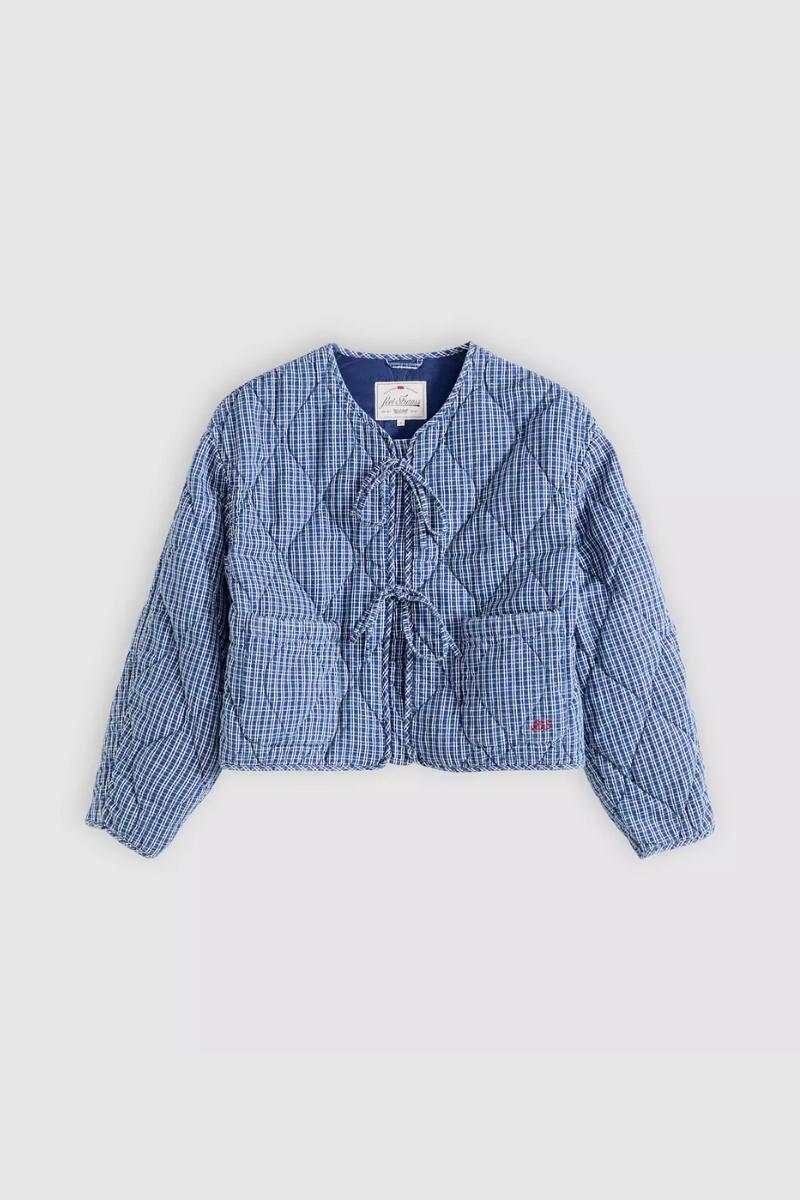 Nauhoilla solmittava tikkitakki