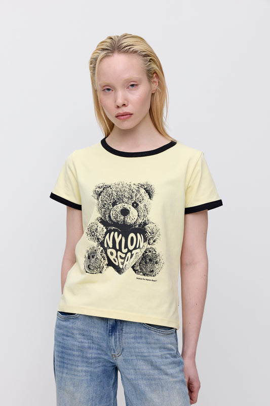 Makia x Nylon Beat Teddy t-shirt - yellow