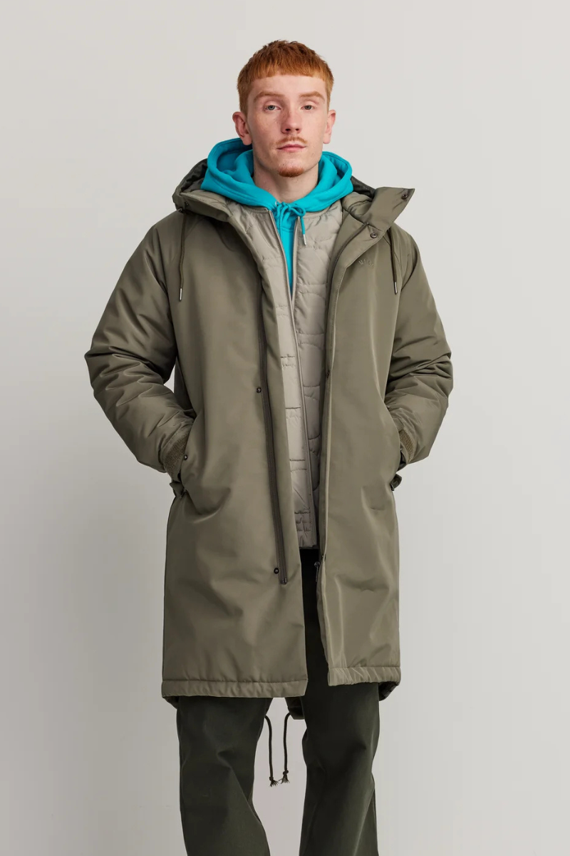 Makia Observer jacket - dusty olive
