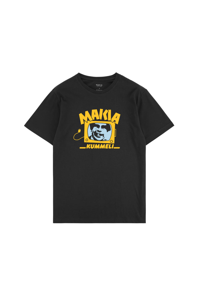 Makia x Kummeli Kyllä lähtee t-shirt - black