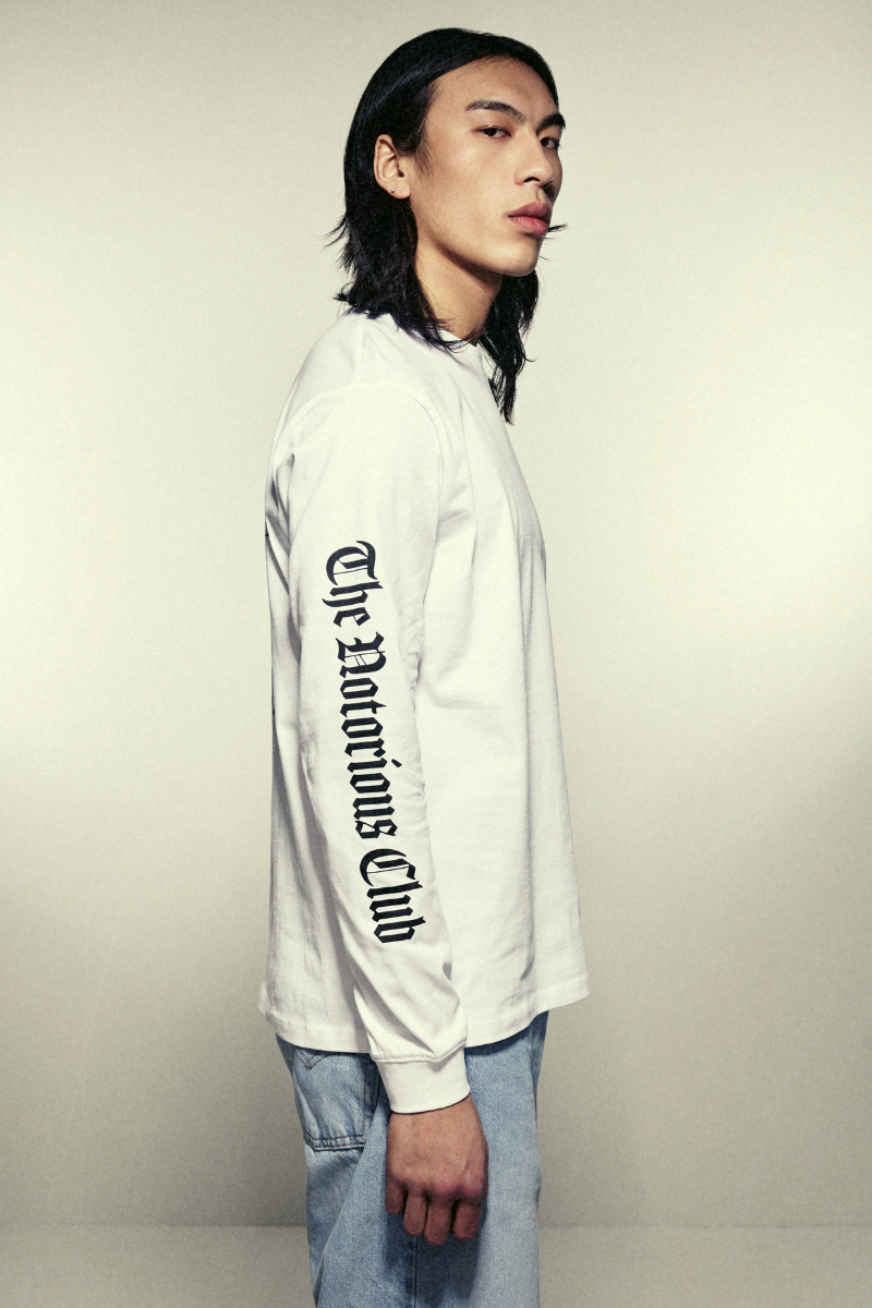 Makia x Carrols Club Burger Long Sleeve - white