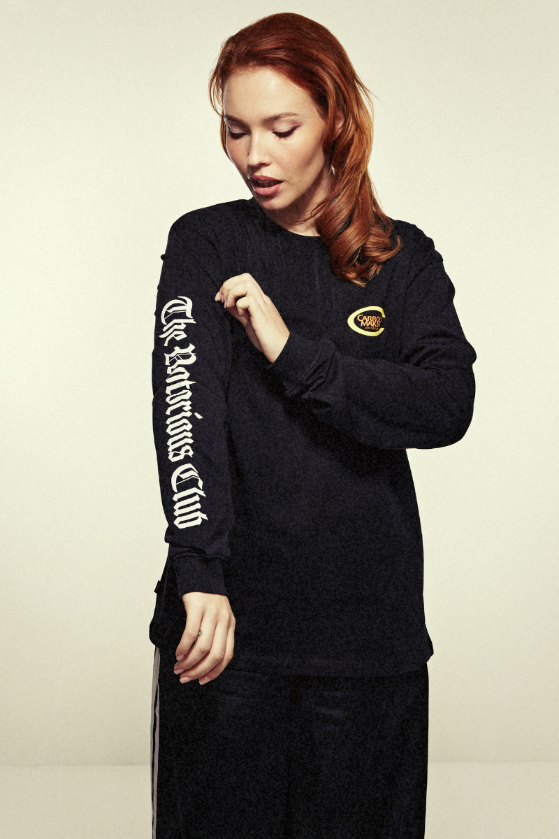 Makia x Carrols Club Burger Long Sleeve - black