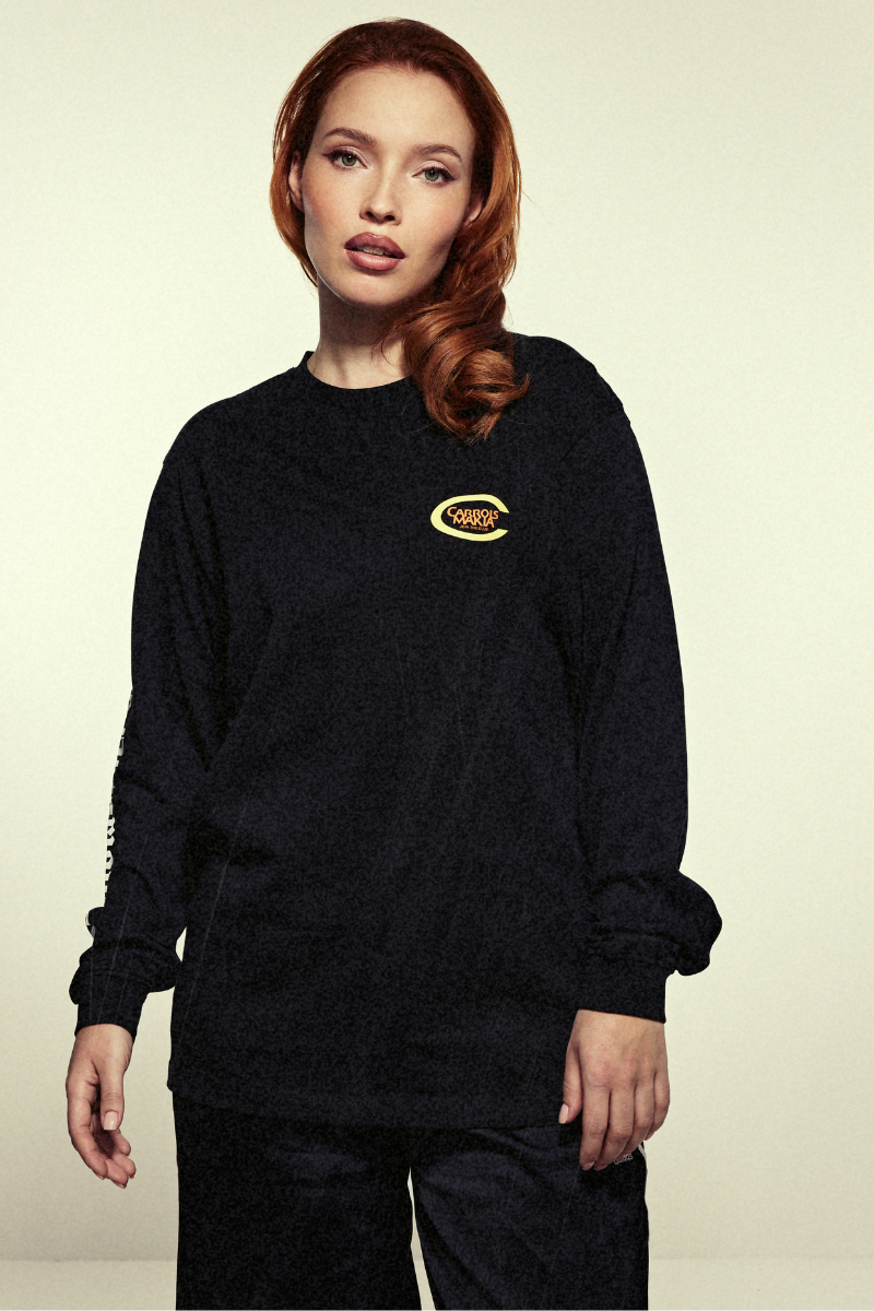 Makia x Carrols Club Burger Long Sleeve - black