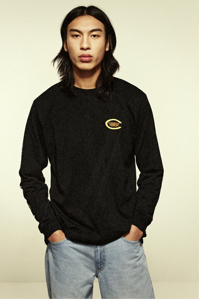Makia x Carrols Club Burger Long Sleeve - black