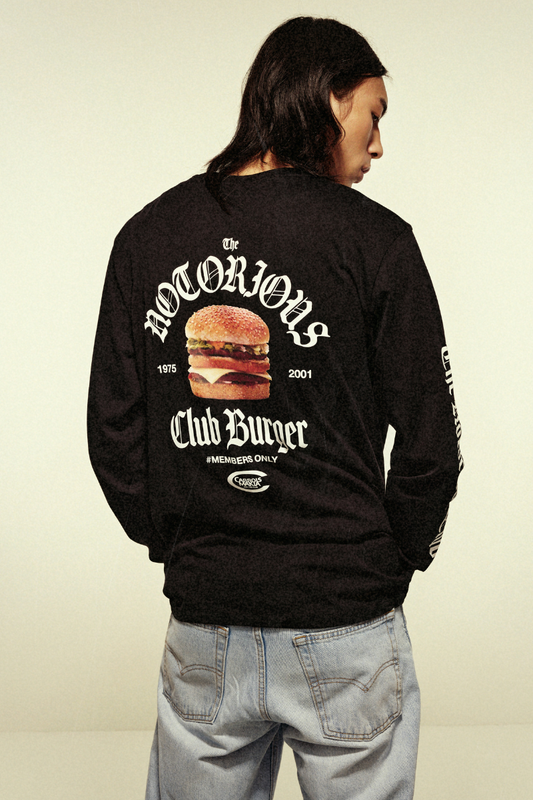 Makia x Carrols Club Burger Long Sleeve - black