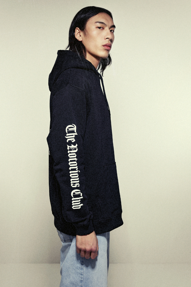 Makia x Carrols Club Burger Hooded sweatshirt - black