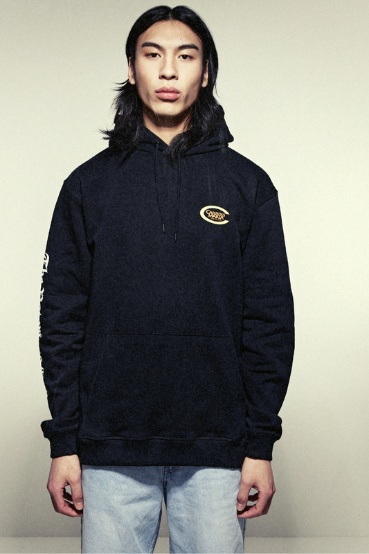 Makia x Carrols Club Burger Hooded sweatshirt - black