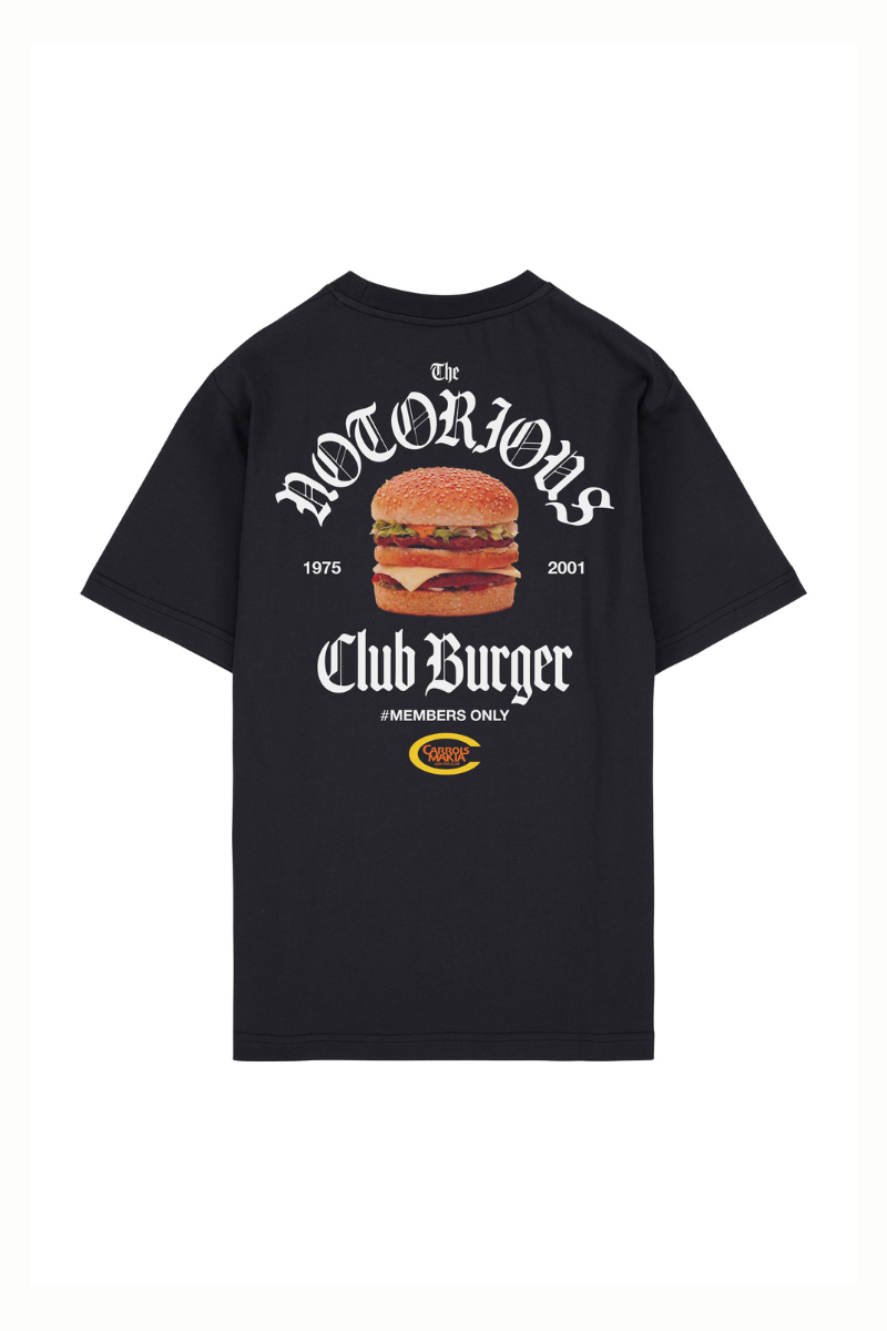 Makia x Carrols Club Burger T-shirt - black