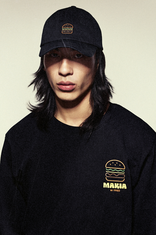 Makia x Carrols Burger cap - black
