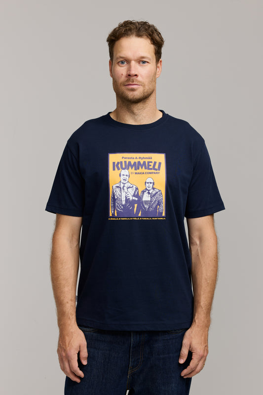 Makia x Kummeli A-ryhmä t-shirt - dark navy