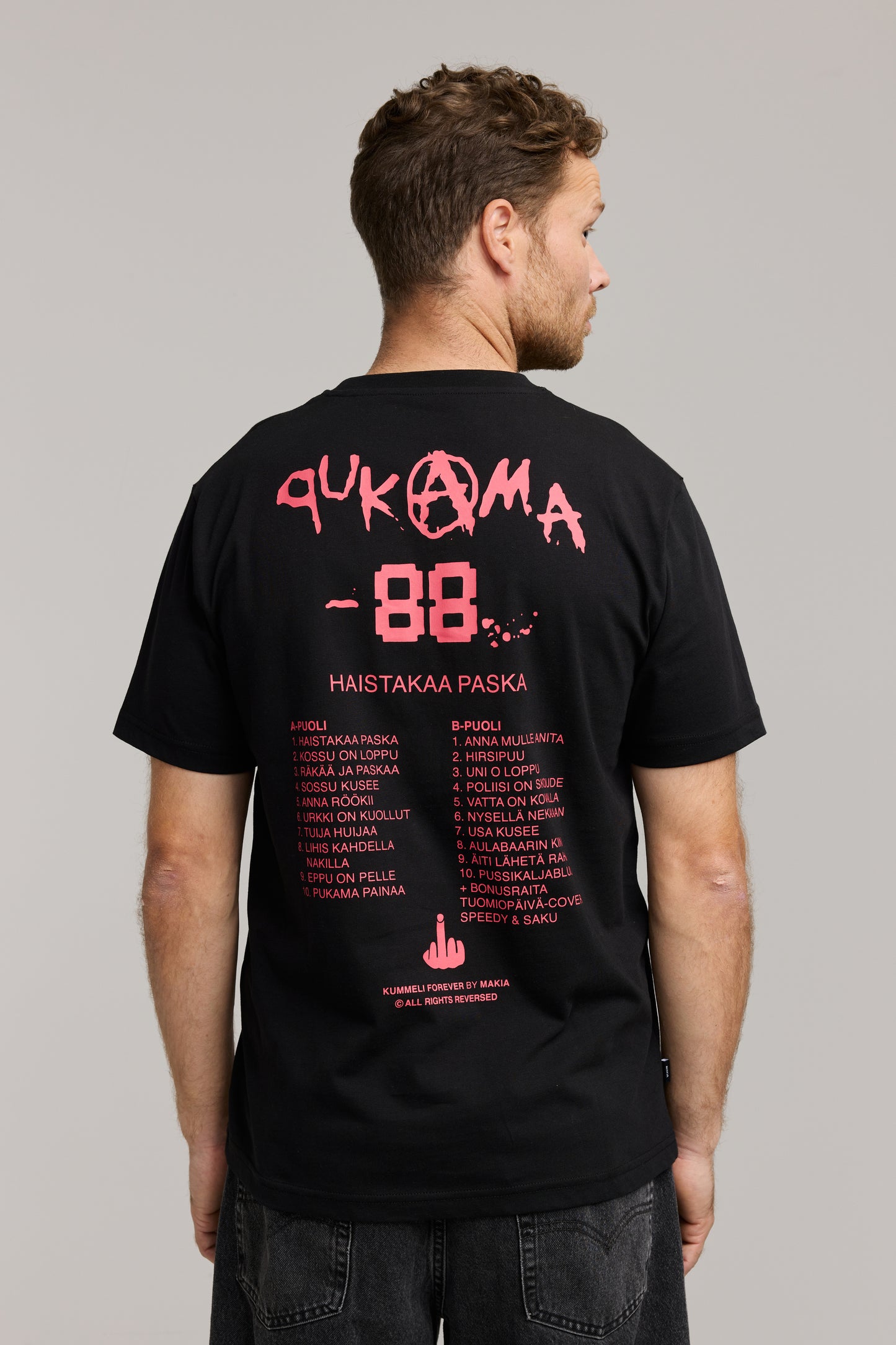 Makia x Kummeli Bändi t-shirt - black