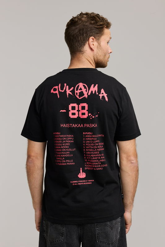 Makia x Kummeli Bändi t-shirt - black