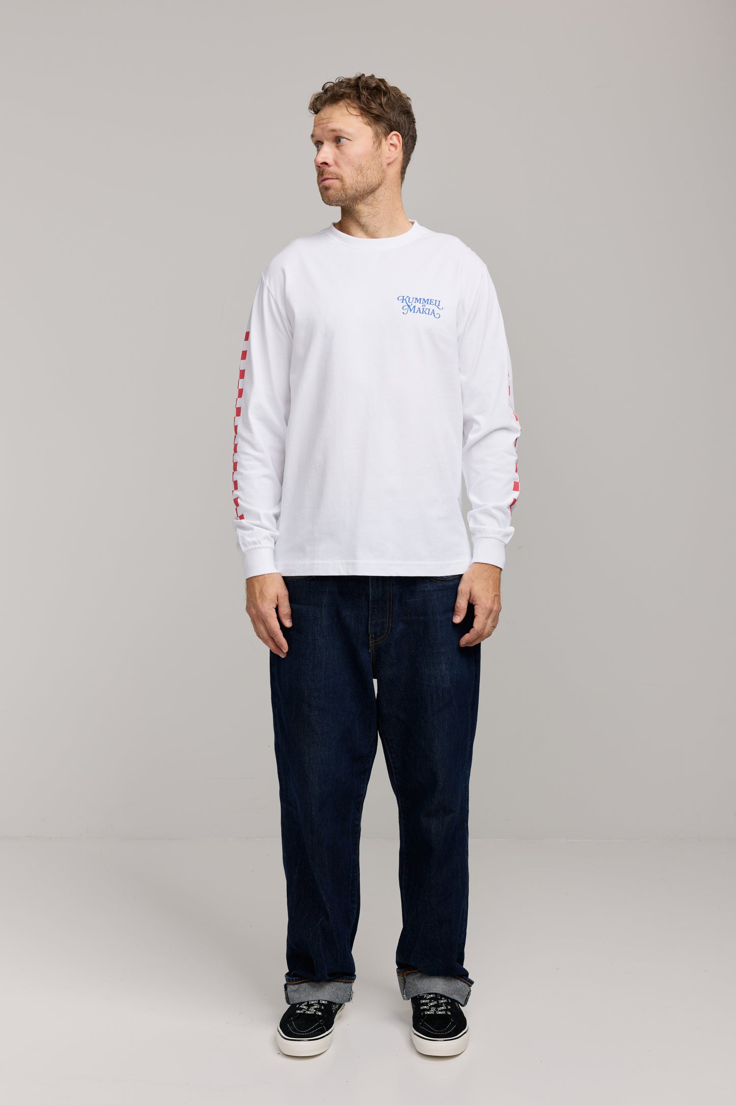 Makia x Kummeli Gastronomie Longsleeve - white