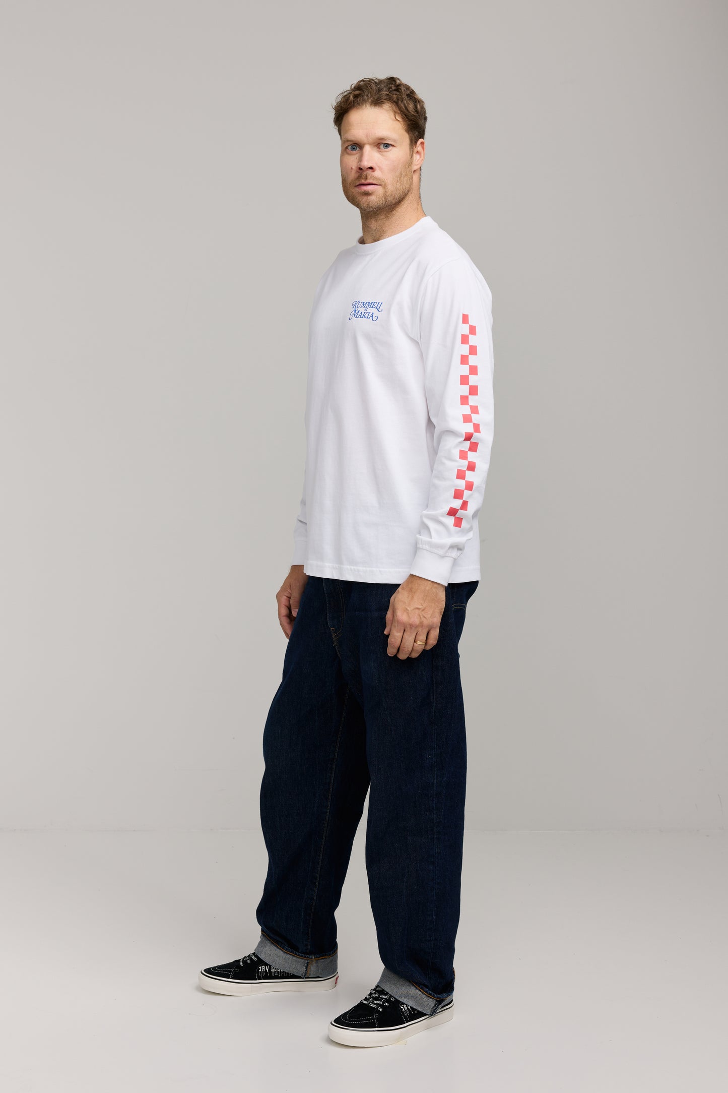 Makia x Kummeli Gastronomie Longsleeve - white