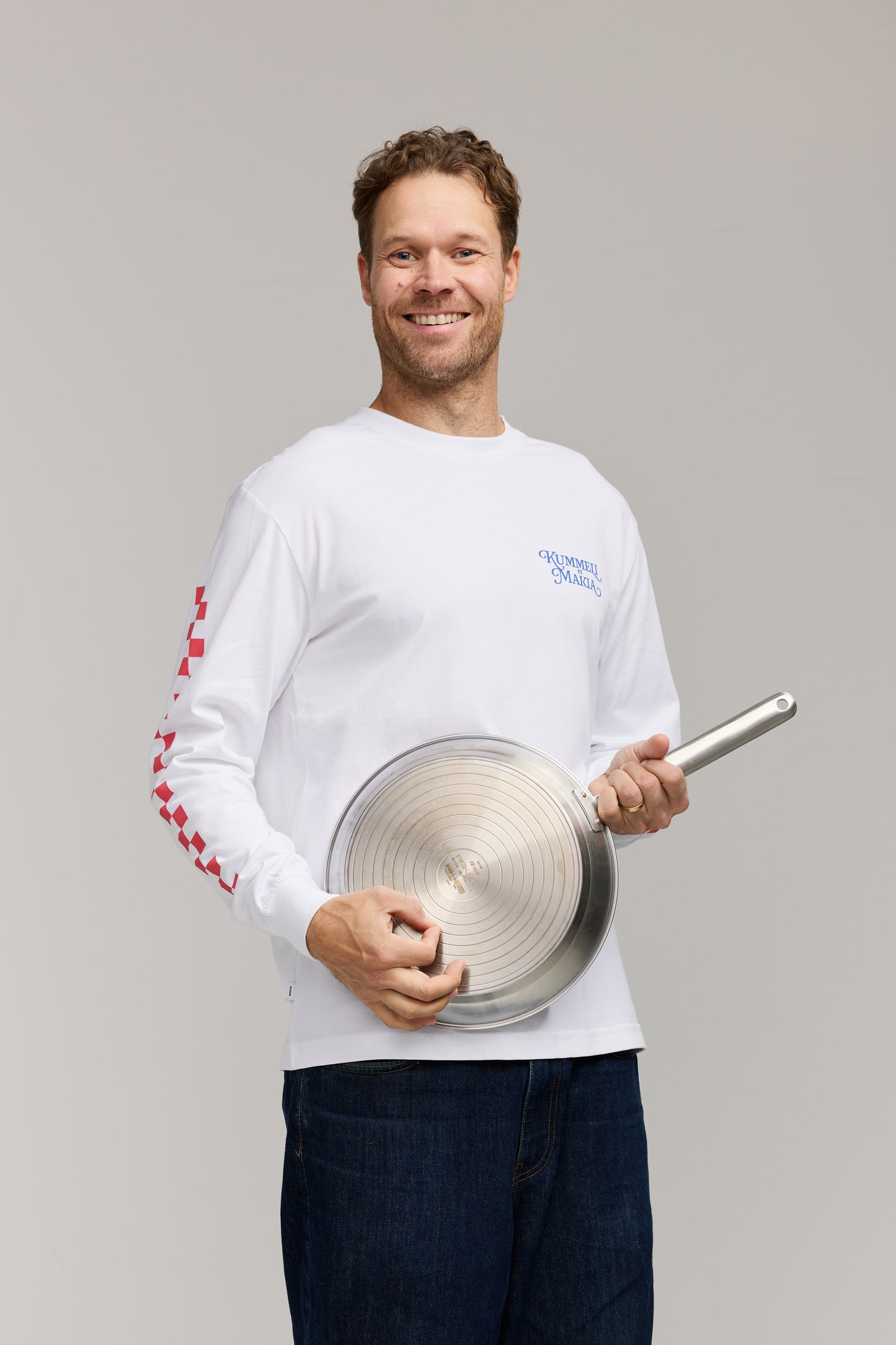 Makia x Kummeli Gastronomie Longsleeve - white