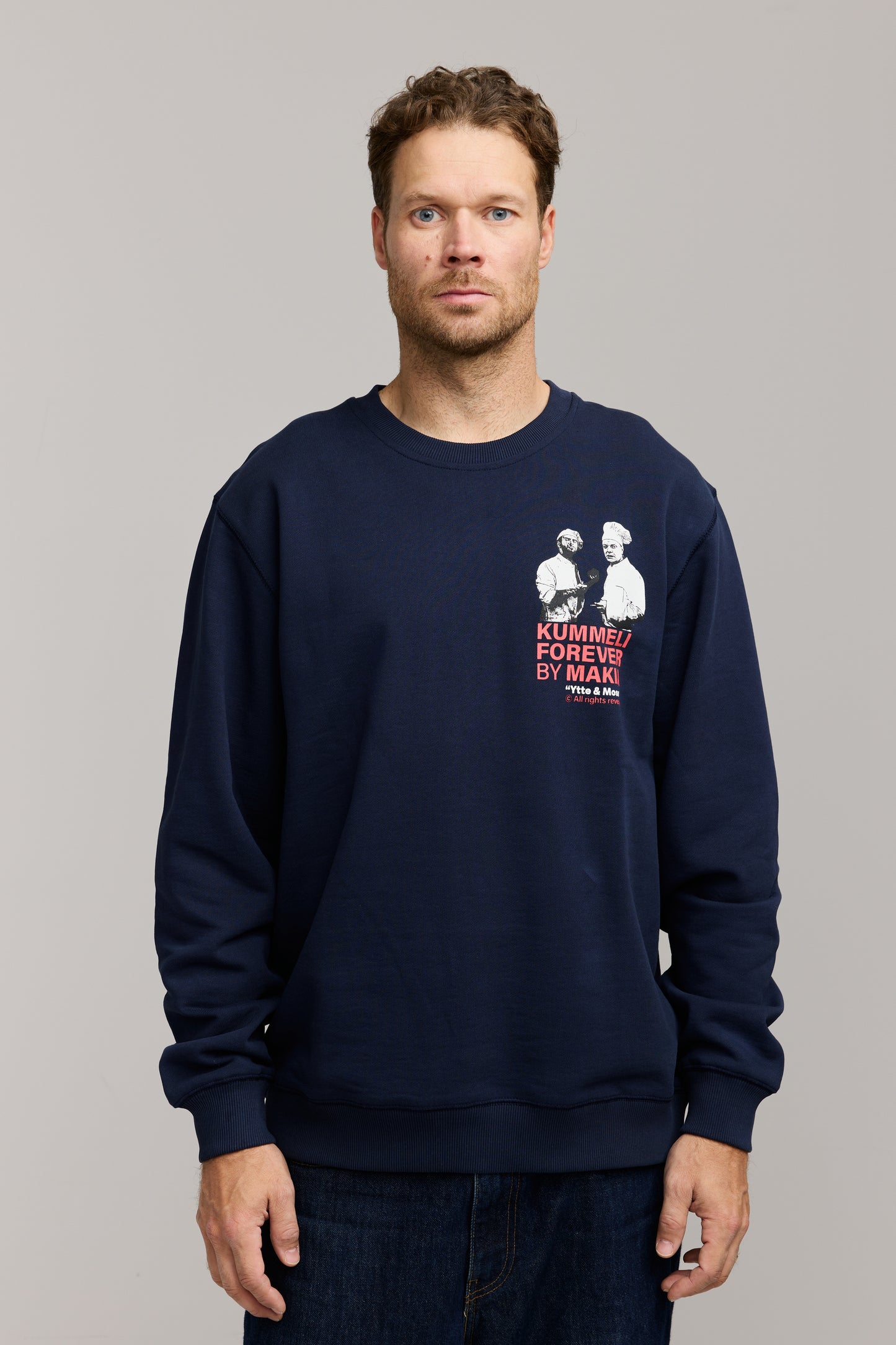 Makia x Kummeli Gastronomie sweatshirt - dark navy
