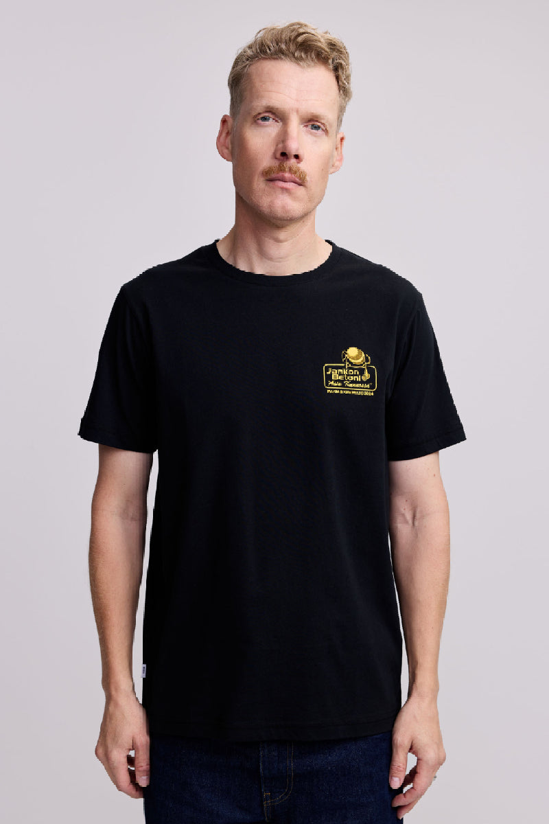 Makia x Kummeli Jankon Betoni t-shirt - black