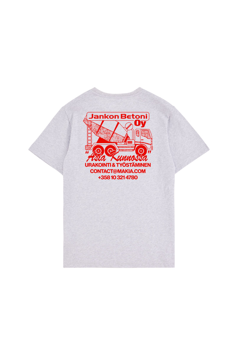 Makia x Kummeli Jankon Betoni t-shirt - grey