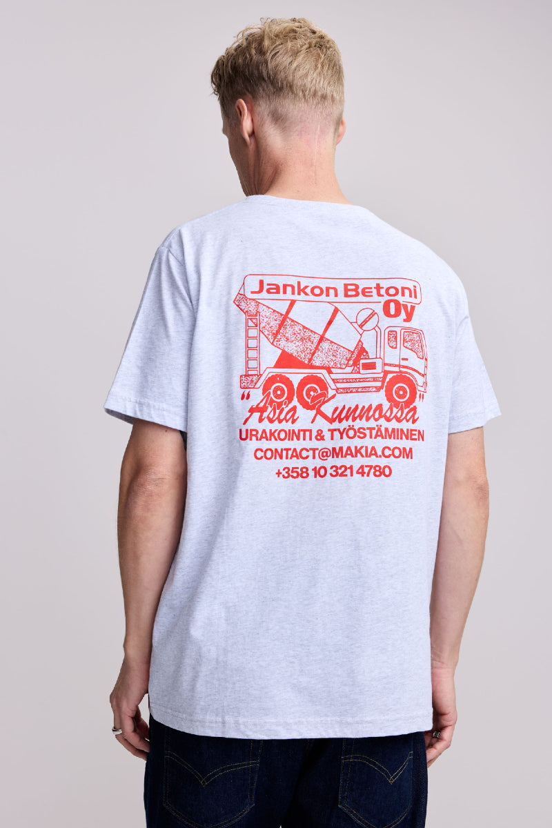 Makia x Kummeli Jankon Betoni t-shirt - grey