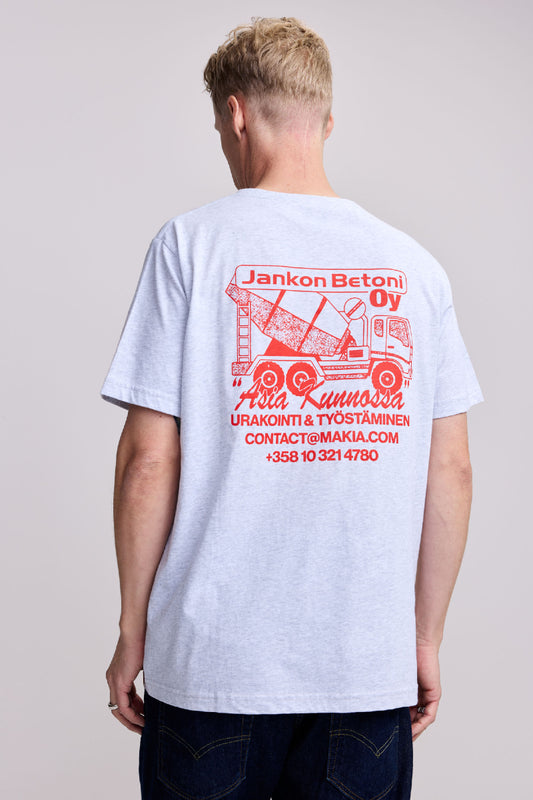 Makia x Kummeli Jankon Betoni t-shirt - grey