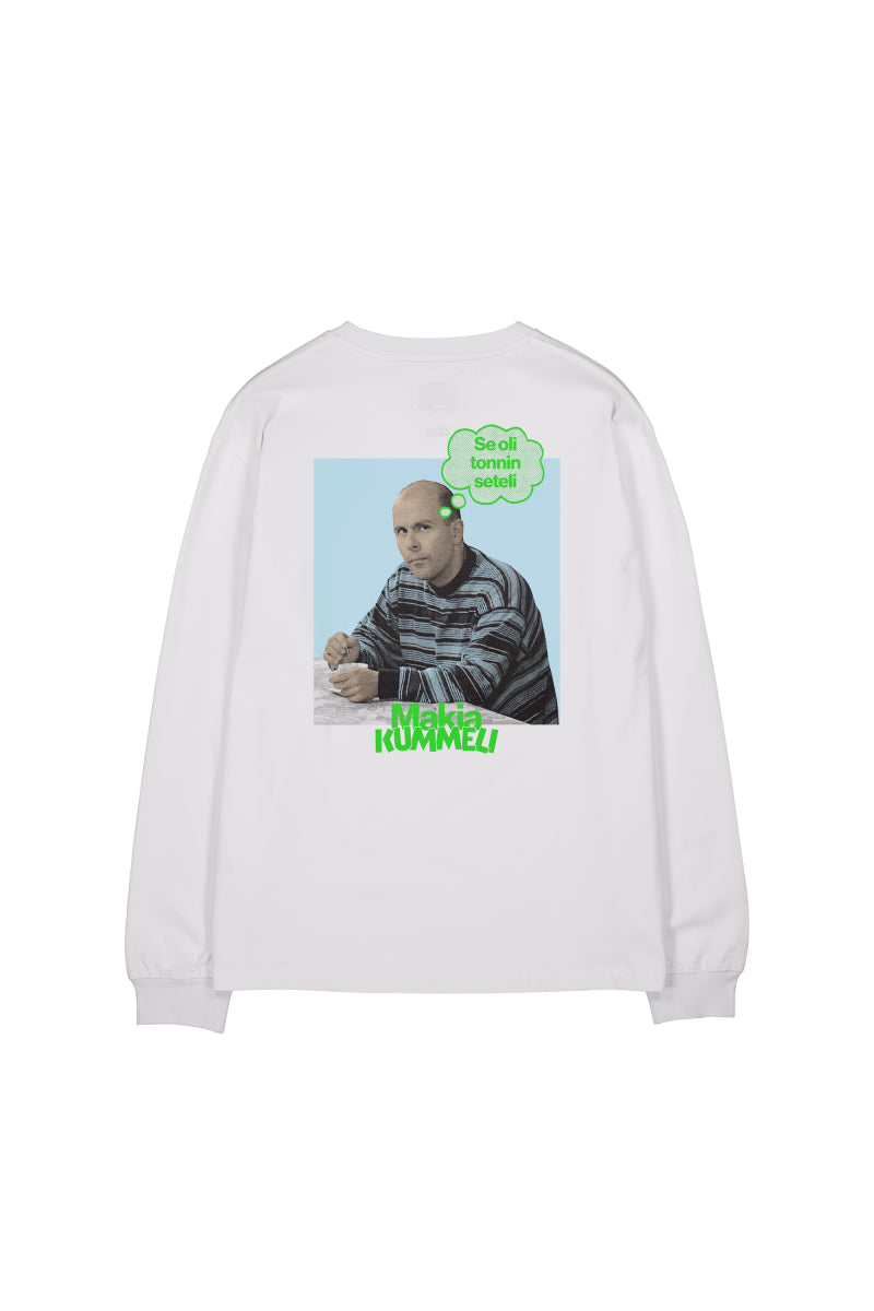 Makia x Kummeli Longsleeve - white