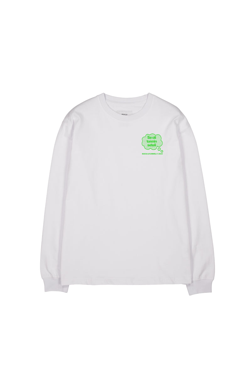 Makia x Kummeli Longsleeve - white