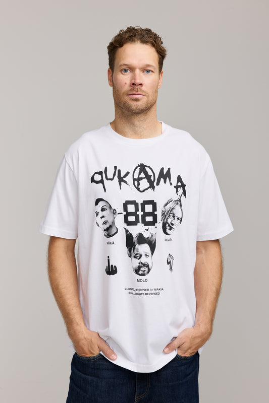Makia x Kummeli Pukama 88 t-shirt - white