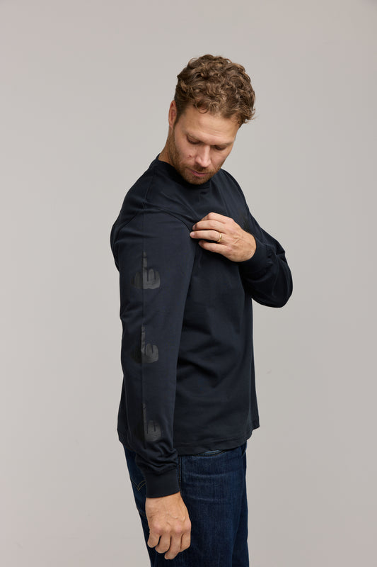 Makia x Kummeli Pukama 88 Longsleeve - washed black