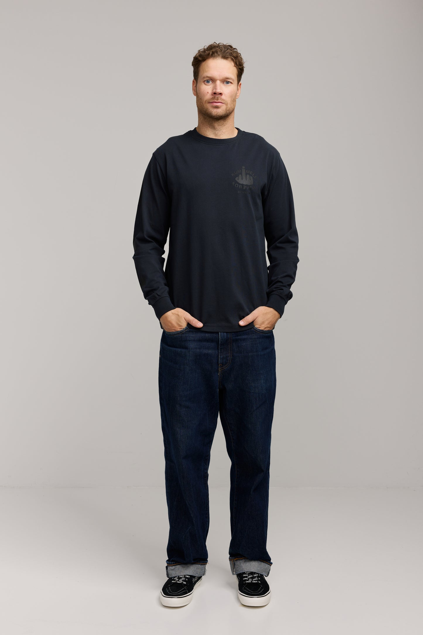 Makia x Kummeli Pukama 88 Longsleeve - washed black