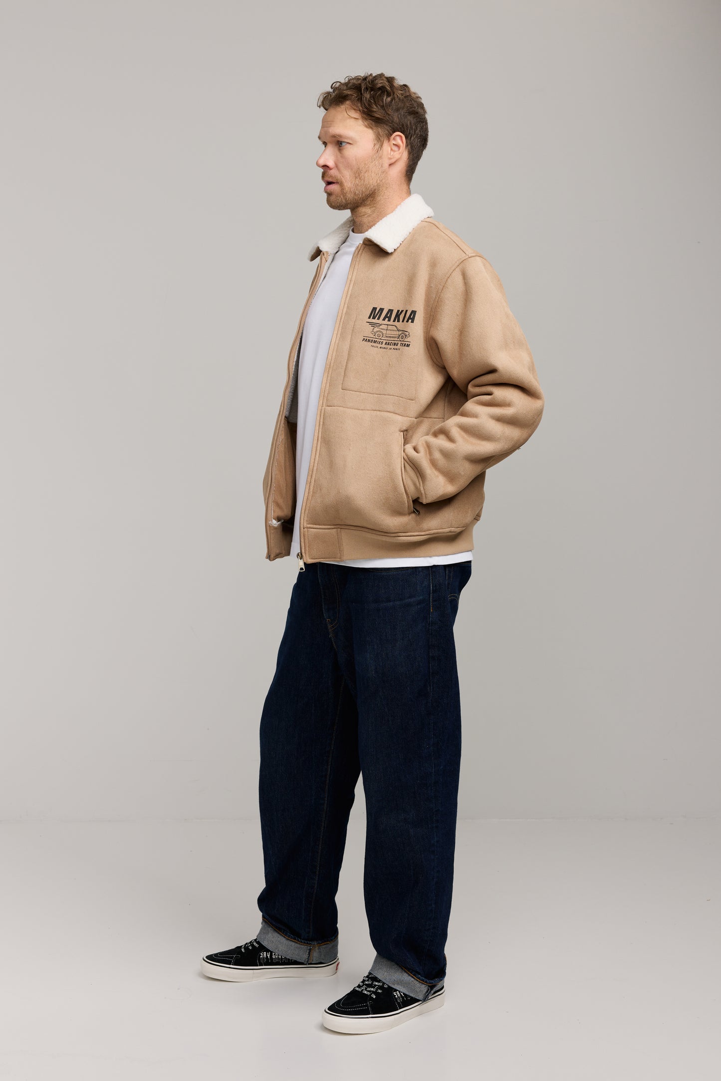 Makia x Kummeli Racing jacket - camel