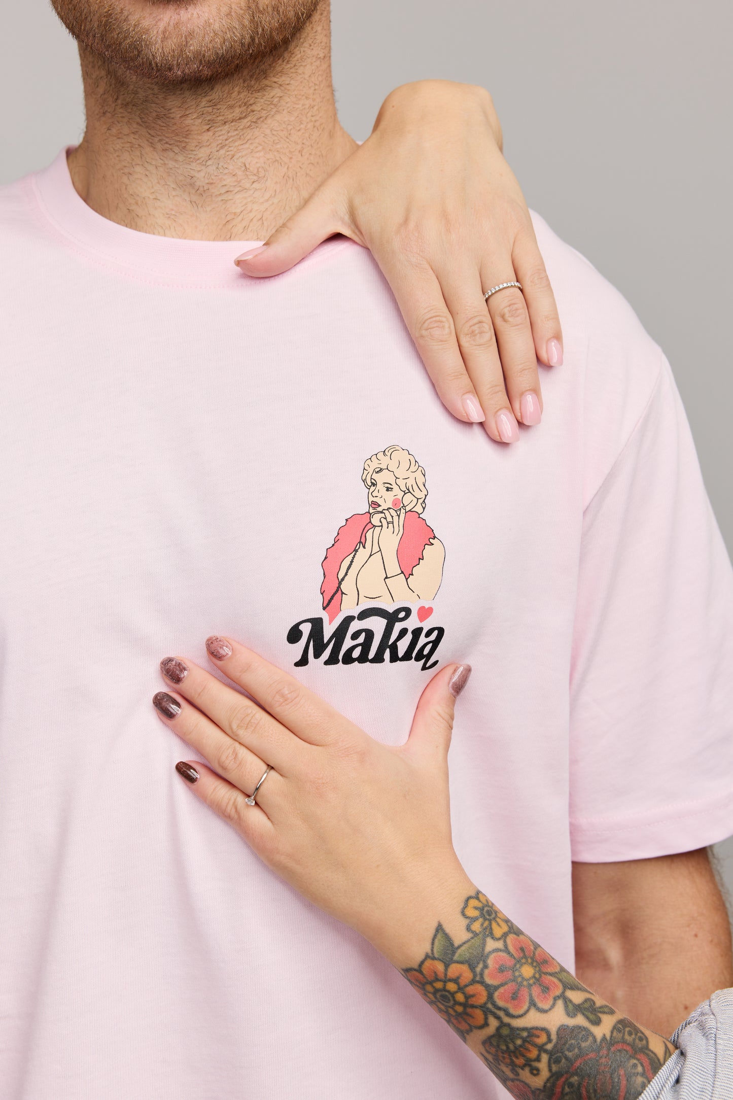 Makia x Kummeli Seksipuhelin t-shirt - pink