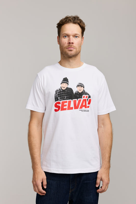 Makia x Kummeli Selvä t-shirt - white