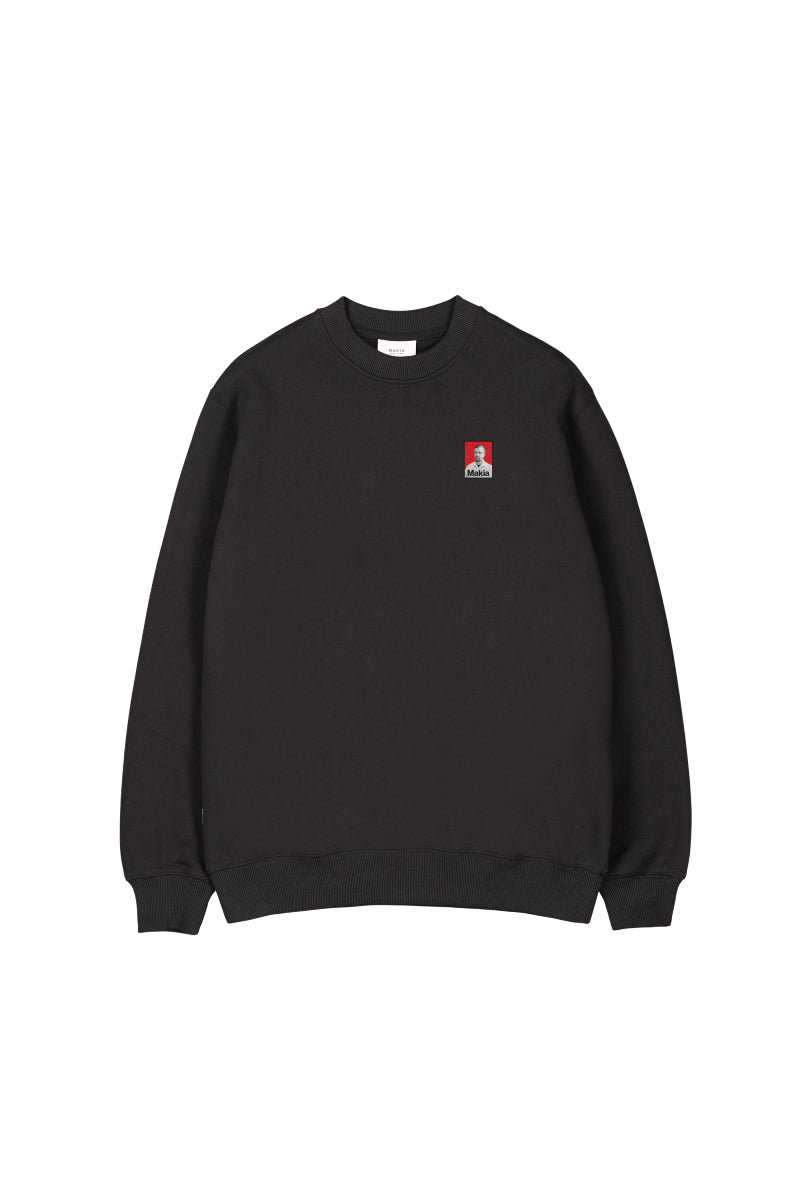 Makia x Kummeli Tonni sweatshirt - black