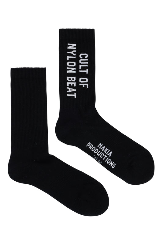 Makia x Nylon Beat Cult socks - black