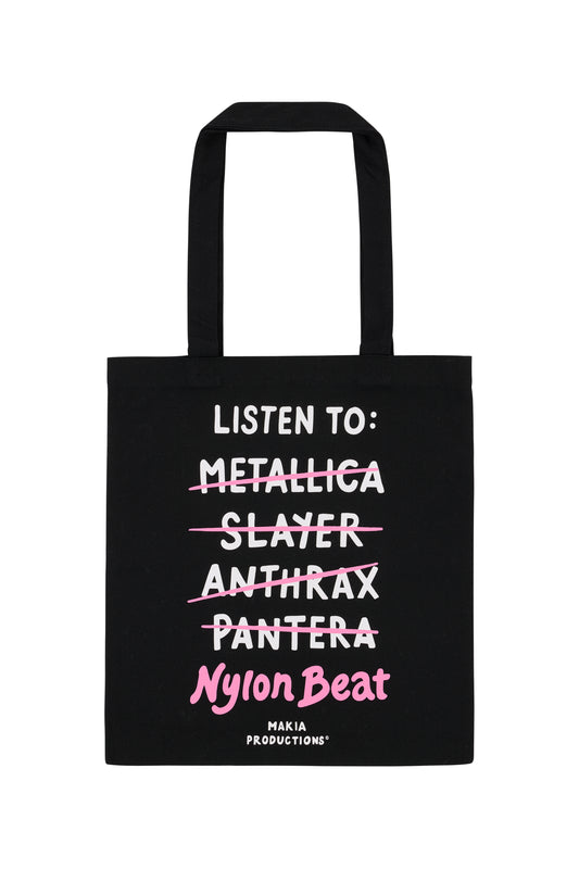 Makia x Nylon Beat Listen To Tote Bag - black
