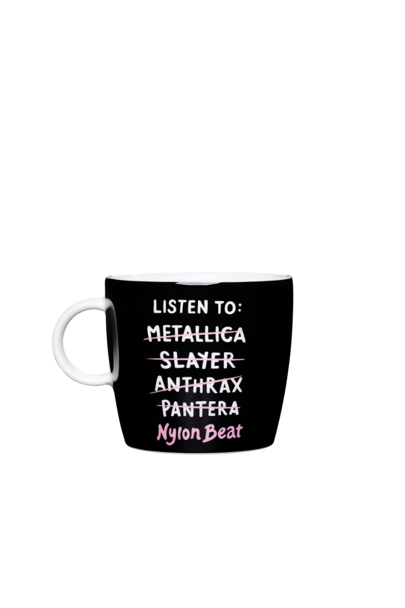 Makia x Nylon Beat Listen to mug - black